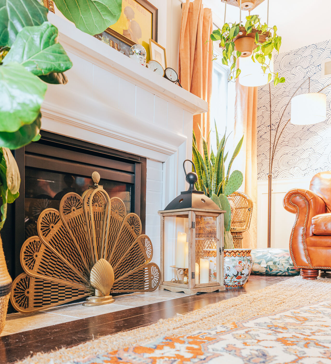 A well-dressed hearth